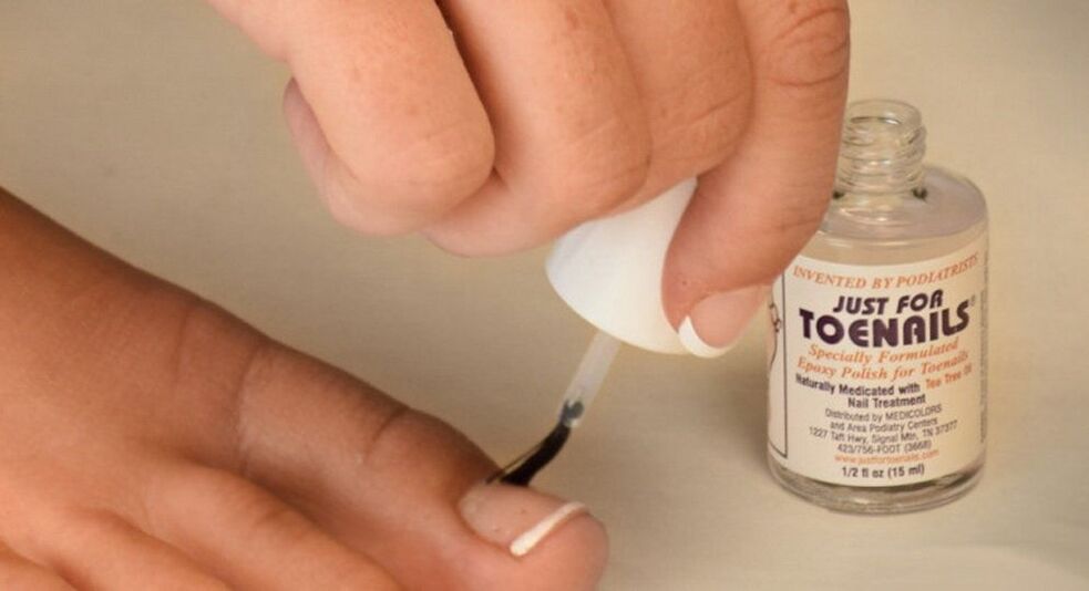 Nail polish for big toe fungus